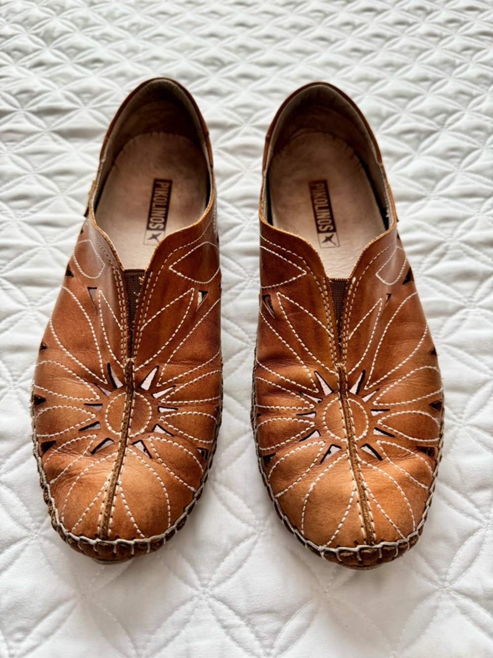 PIKOLINOS Jerez Slip-on Leather Moccasins Flats Size EU 37, US 6.5-7 - Picture 2 of 16